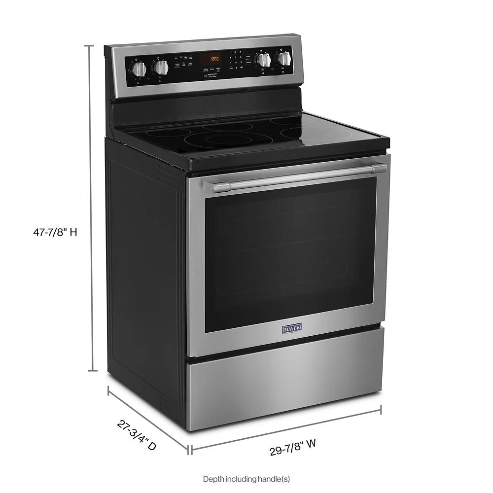 30-Inch Wide Electric Range With True Convection And Power Preheat - 6.4 Cu. Ft. MER8800FZ