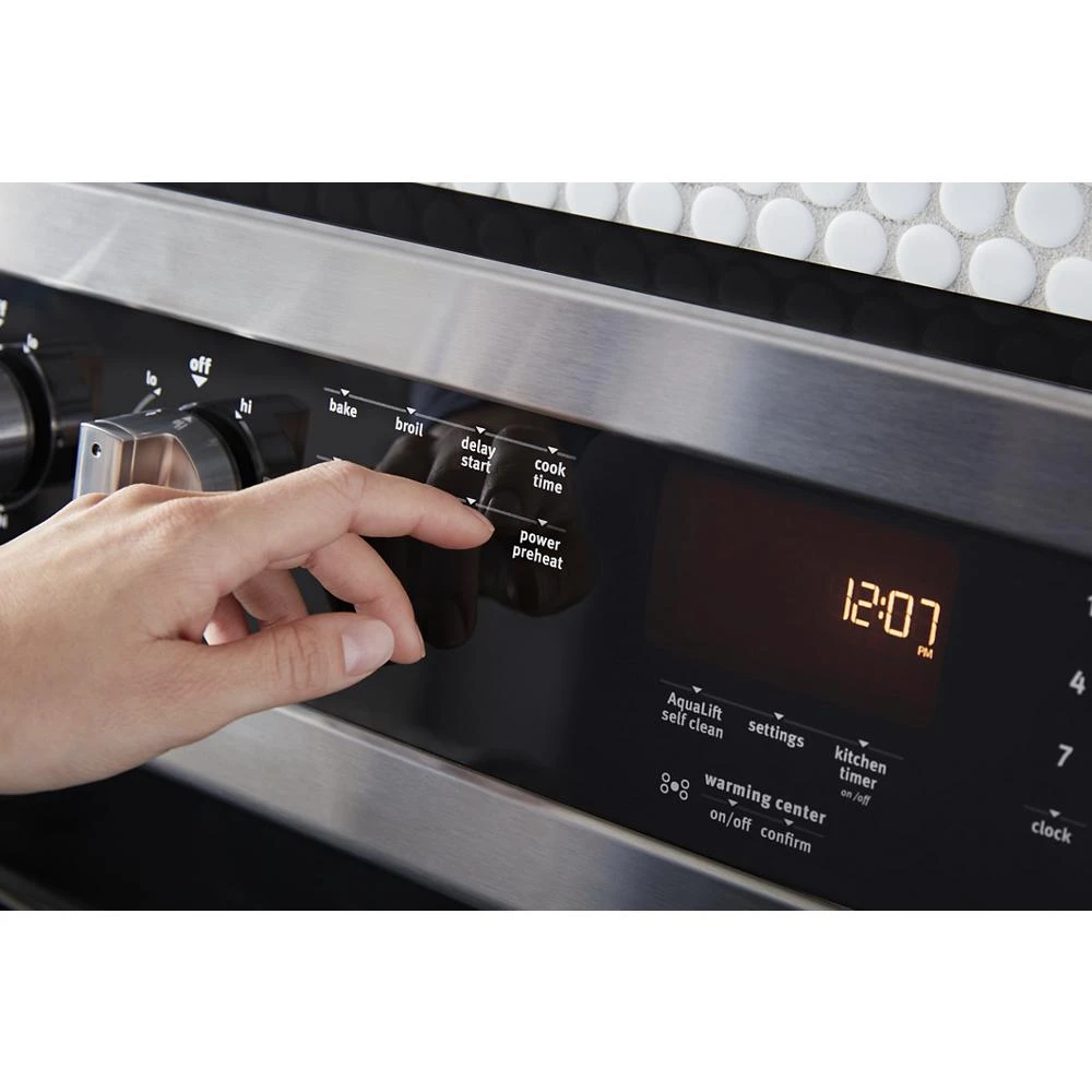 30-Inch Wide Electric Range With True Convection And Power Preheat - 6.4 Cu. Ft. MER8800FZ