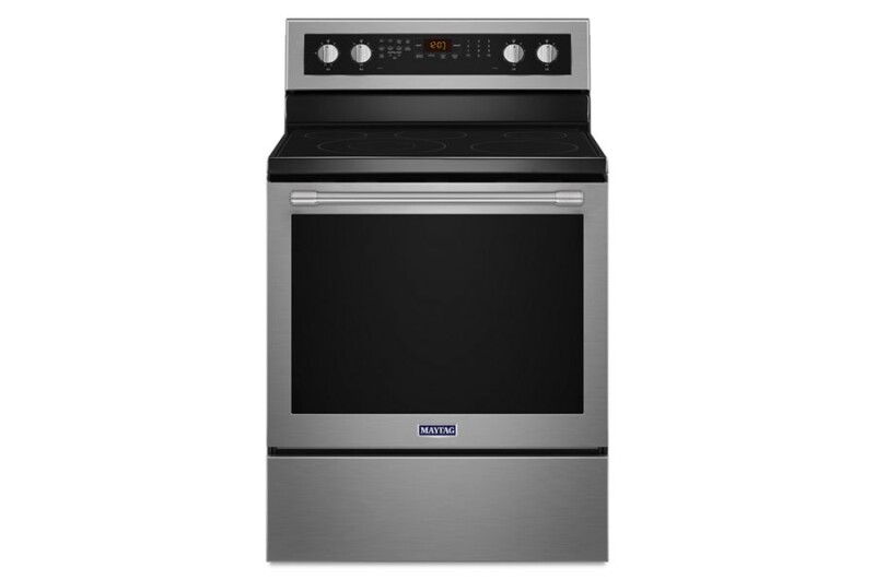 Maytag 30-Inch Wide Electric Range With True Convection And Power Preheat - 6.4 Cu. Ft. Fingerprint Resistant Stainless Steel MER8800FZ Picture 1