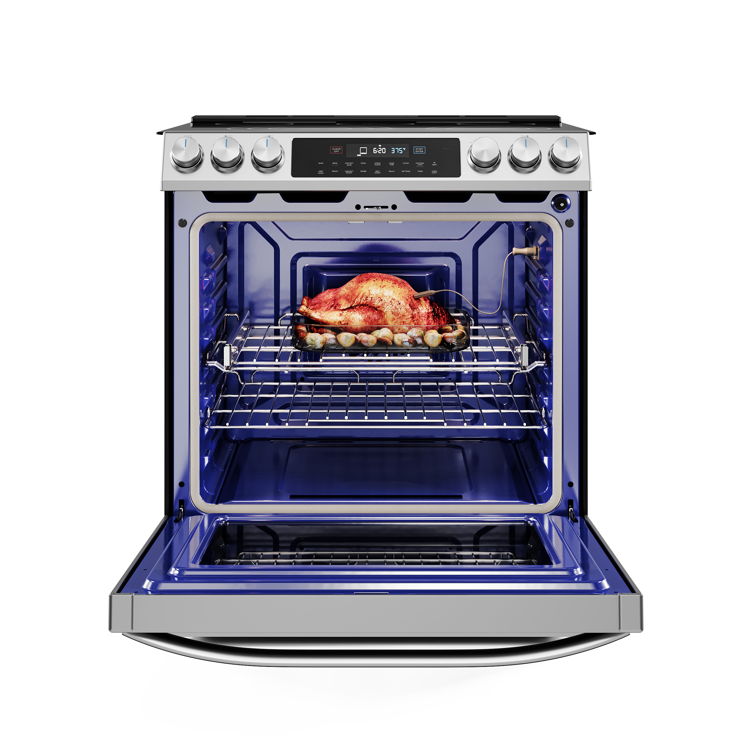 Slide-In Electric Range with 5 Elements and Air Fry Convection MES30S4AST