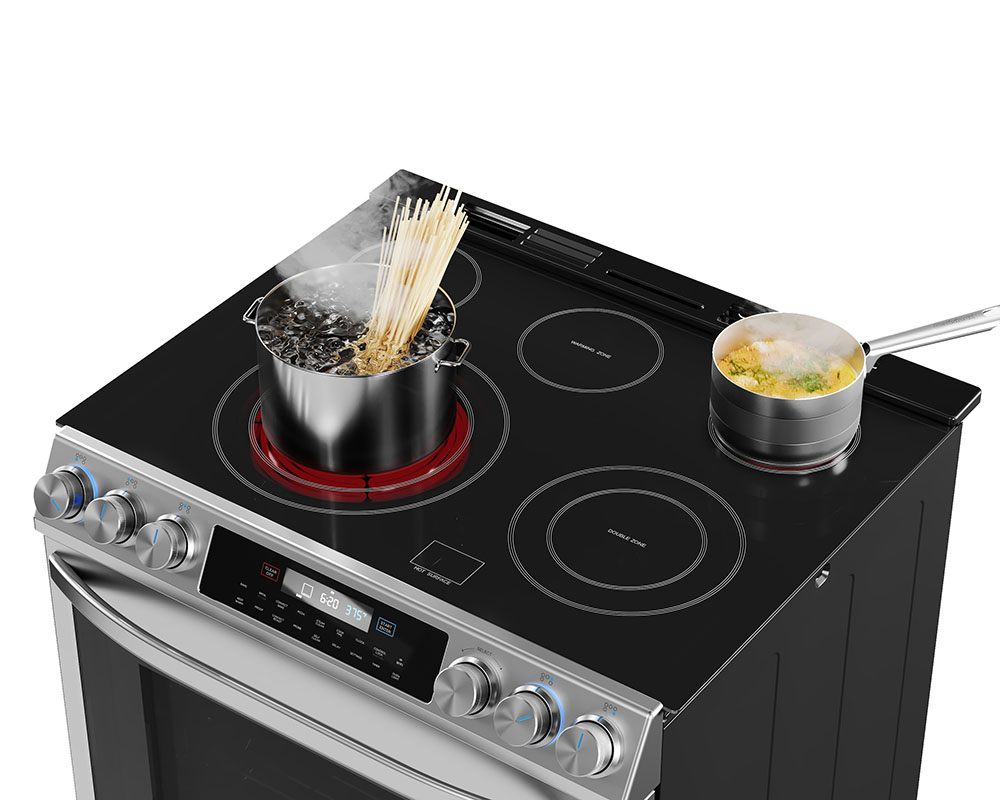 Slide-In Electric Range with 5 Elements and Air Fry Convection MES30S4AST
