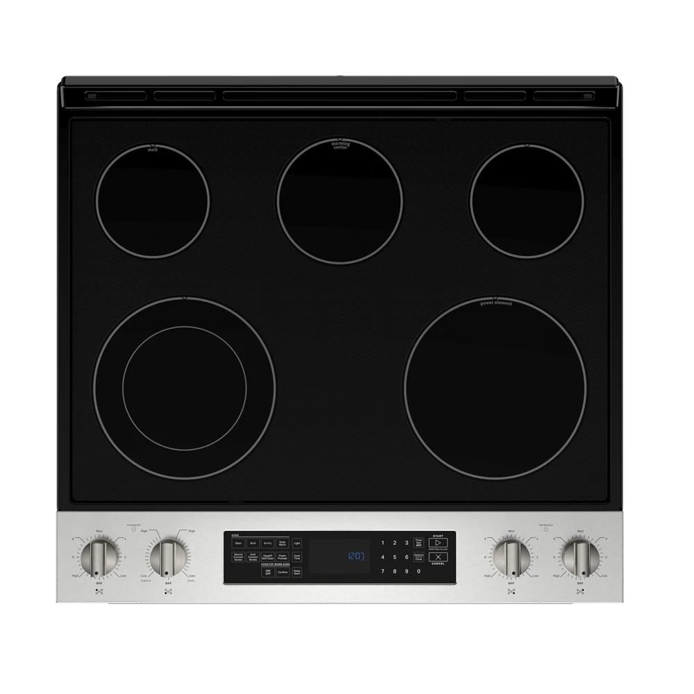 30-Inch Wide Slide-In Electric Range With Air Fry - 6.4 Cu. Ft. MES8800PZ