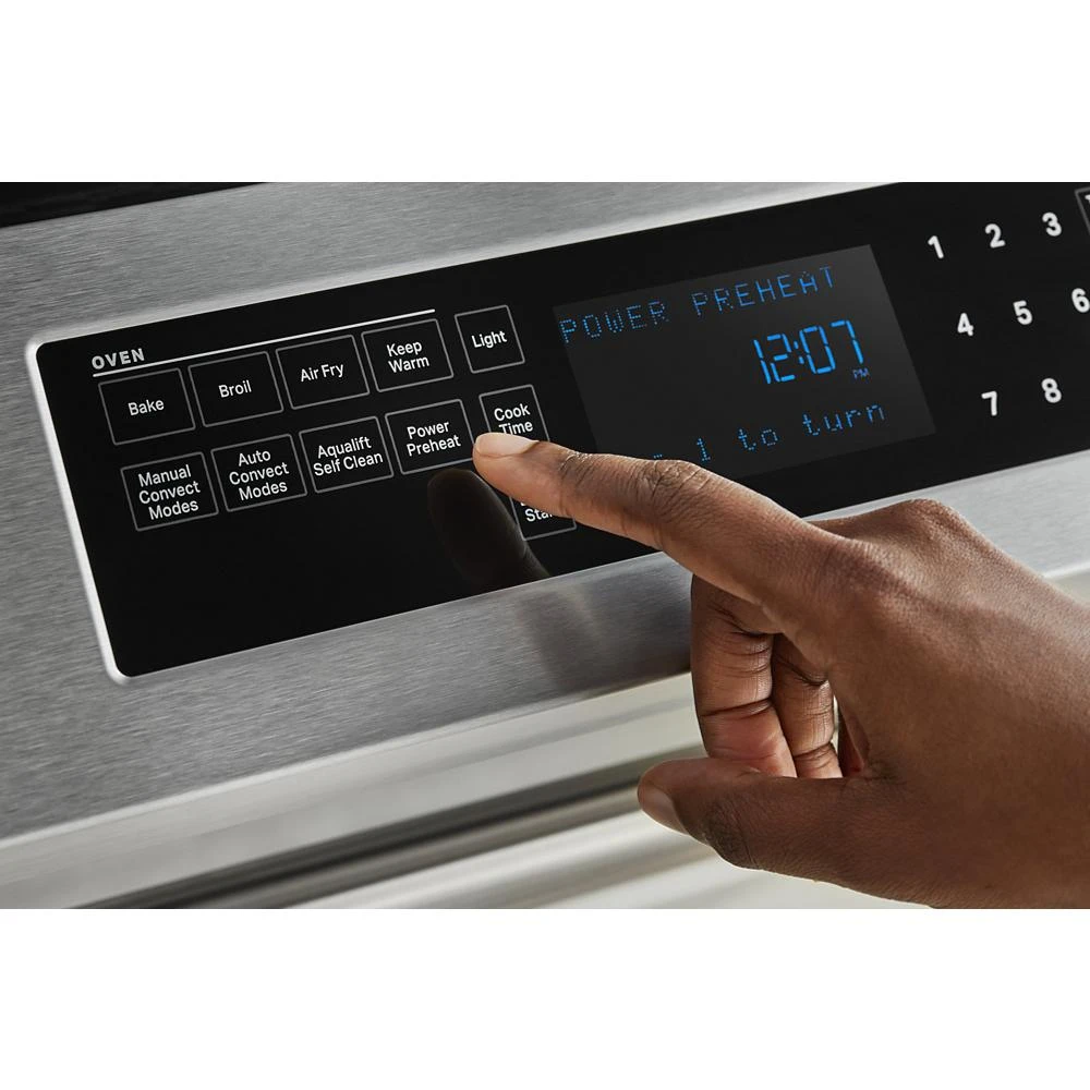 30-Inch Wide Slide-In Electric Range With Air Fry - 6.4 Cu. Ft. MES8800PZ