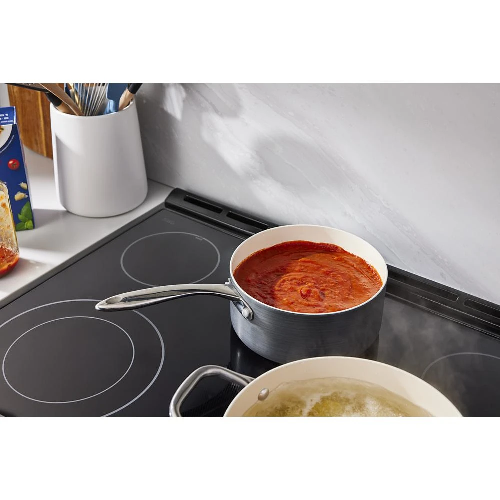 30-Inch Wide Slide-In Electric Range With Air Fry - 6.4 Cu. Ft. MES8800PZ