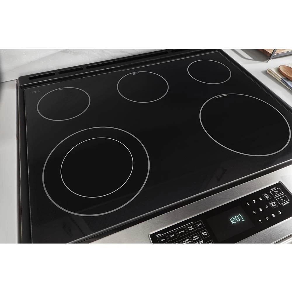 30-Inch Wide Slide-In Electric Range With Air Fry - 6.4 Cu. Ft. MES8800PZ