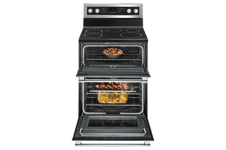 30" Wide Double Oven Electric Range With True Convection - 6.7 Cu. Ft. MET8800FZ