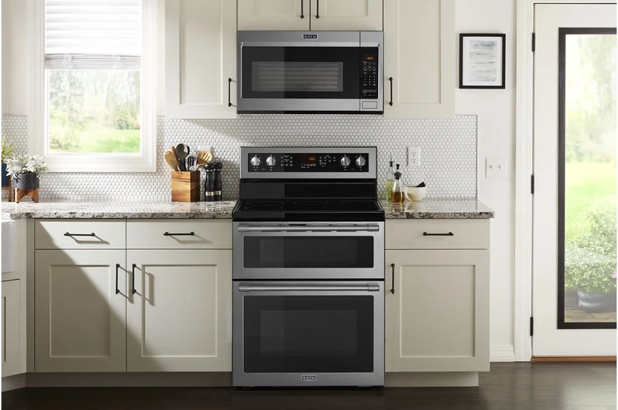 30" Wide Double Oven Electric Range With True Convection - 6.7 Cu. Ft. MET8800FZ