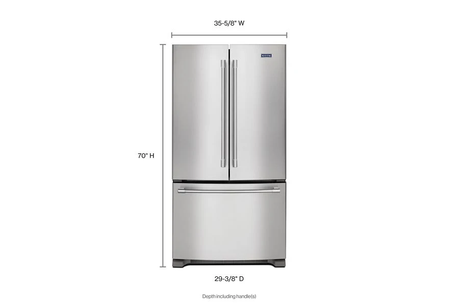 36- Inch Wide Counter Depth French Door Refrigerator - 20 Cu. Ft. MFC2062FEZ