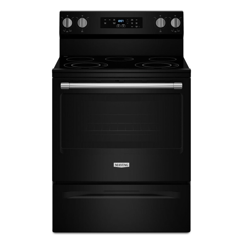 Maytag 30-Inch Wide Electric Range With Steam Clean - 5.3 cu. ft. Black MFES4030RB Picture 1