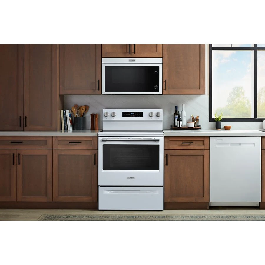 30-Inch Wide Electric Range With No Preheat Air Fry and Air Baking - 5.3 cu. ft. MFES6030RW