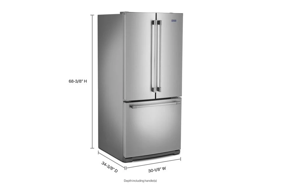 30-Inch Wide French Door Refrigerator - 20 Cu. Ft. MFF2055FRZ
