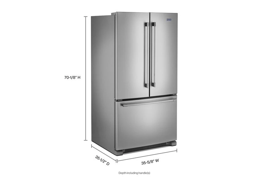 36-Inch Wide French Door Refrigerator - 25 Cu. Ft. MFF2558FEZ