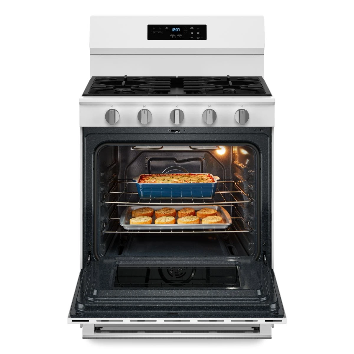 30-Inch Wide Gas Range With No Preheat Air Fry and Air Baking - 5.0 cu. ft. MFGS6030RW