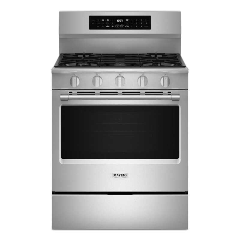 Maytag 30-Inch Wide Gas Range With Grill Mode - 5.0 cu. ft. Fingerprint Resistant Stainless Steel MFGS8030RZ Picture 1