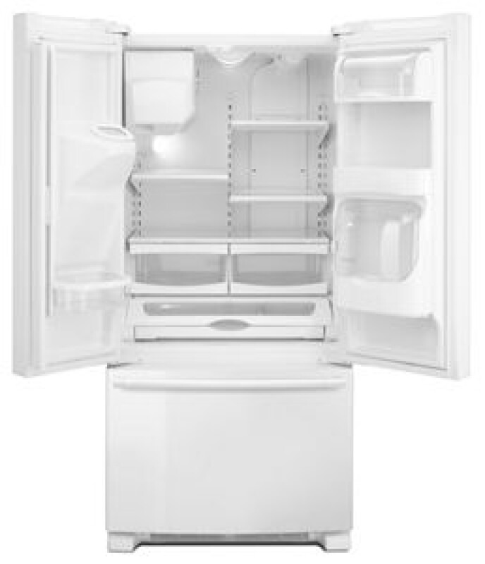 33- Inch Wide French Door Refrigerator with Beverage Chiller Compartment - 22 Cu. Ft. MFI2269FRW