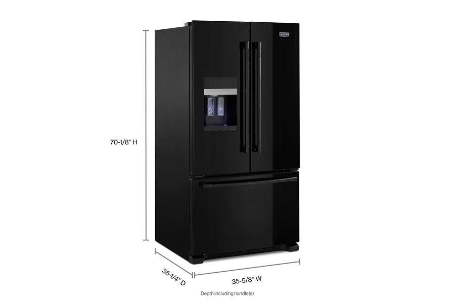 36- Inch Wide French Door Refrigerator with PowerCold Feature - 25 Cu. Ft. MFI2570FEB