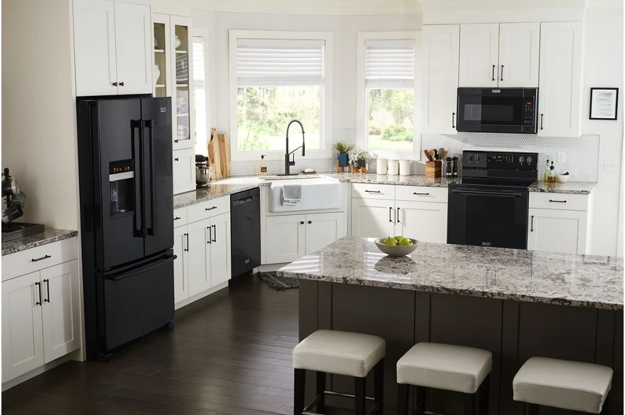 36- Inch Wide French Door Refrigerator with PowerCold Feature - 25 Cu. Ft. MFI2570FEB