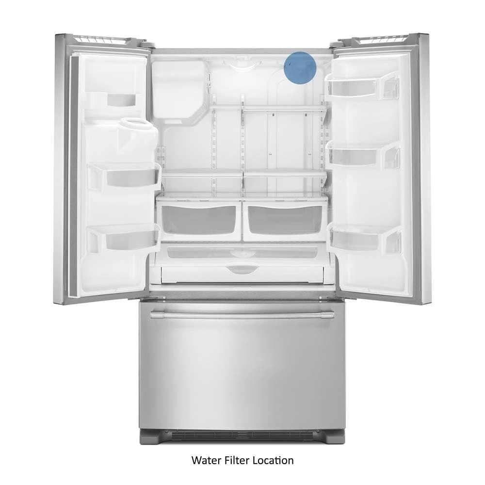 36- Inch Wide French Door Refrigerator with PowerCold Feature - 25 Cu. Ft. MFI2570FEZ