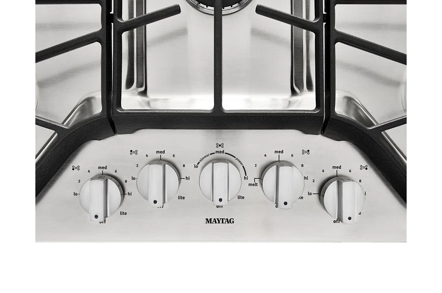 36-inch Wide Gas Cooktop with DuraGuard™ Protective Finish MGC9536DS
