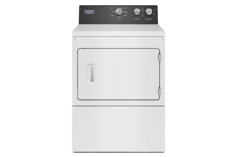 Maytag Commercial-Grade Residential Gas Dryer - 7.4 cu. ft. White MGDP585GW Picture 1