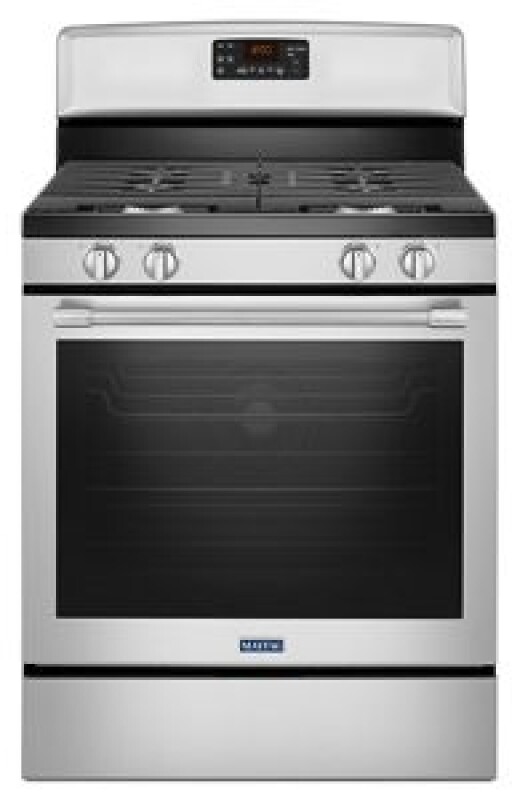 Maytag 30-Inch Wide Gas Range with Fan Convection and Max Capacity Rack - 5.8 Cu. Ft. Fingerprint Resistant Stainless Steel MGR8650FZ Picture 1