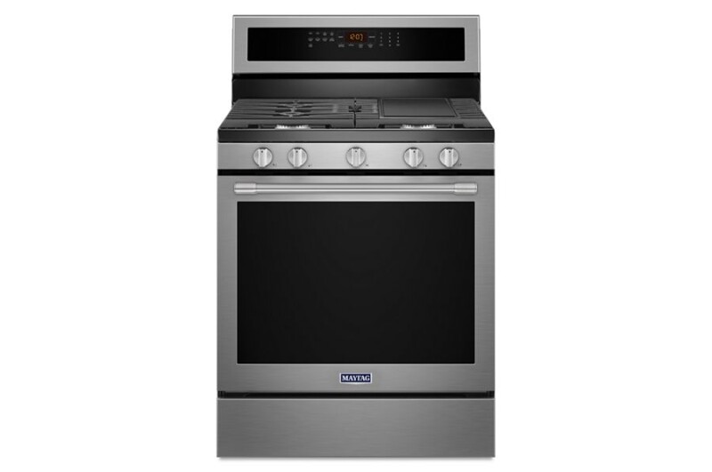 Maytag 30" Wide Gas Range With True Convection And Power Preheat - 5.8 Cu. Ft. Fingerprint Resistant Stainless Steel MGR8800FZ Picture 1