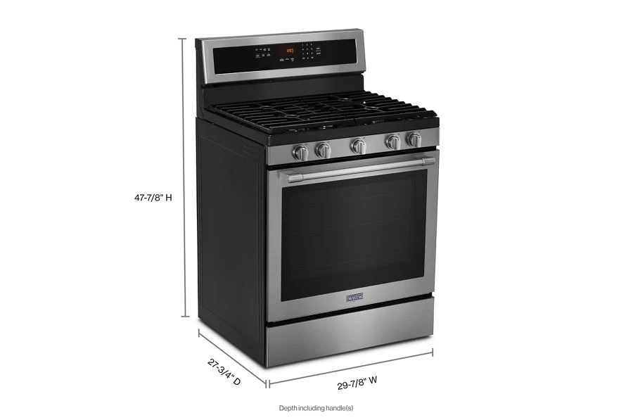 30" Wide Gas Range With True Convection And Power Preheat - 5.8 Cu. Ft. MGR8800FZ