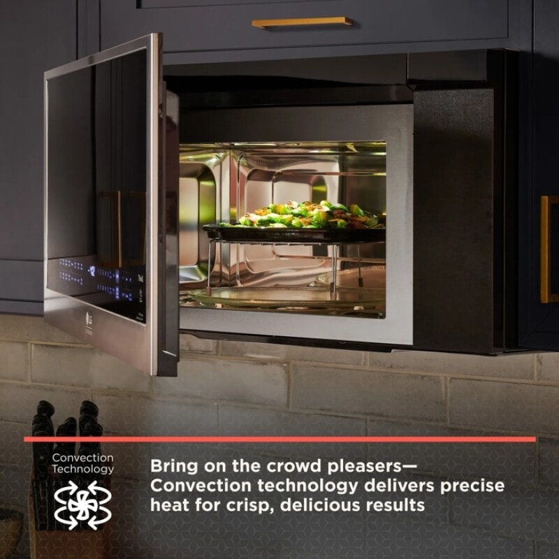 LG STUDIO 1.7 cu. ft. Over-the-Range Convection Microwave Oven with Air Fry MHES1738F