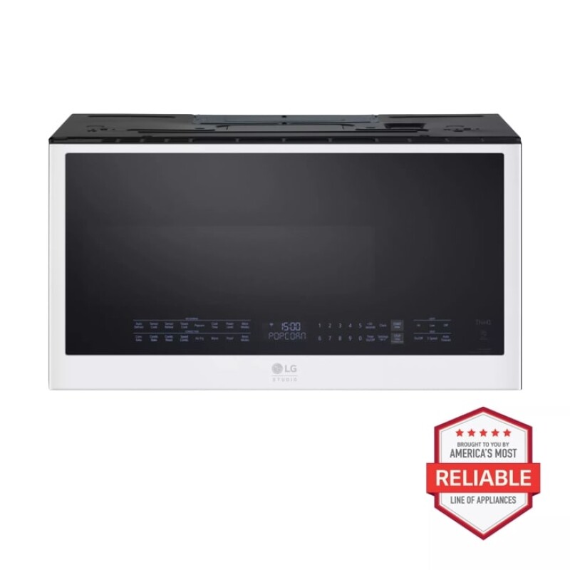 LG Studio LG STUDIO 1.7 cu. ft. Over-the-Range Convection Microwave Oven with Air Fry Essence White MHES1738N Picture 1