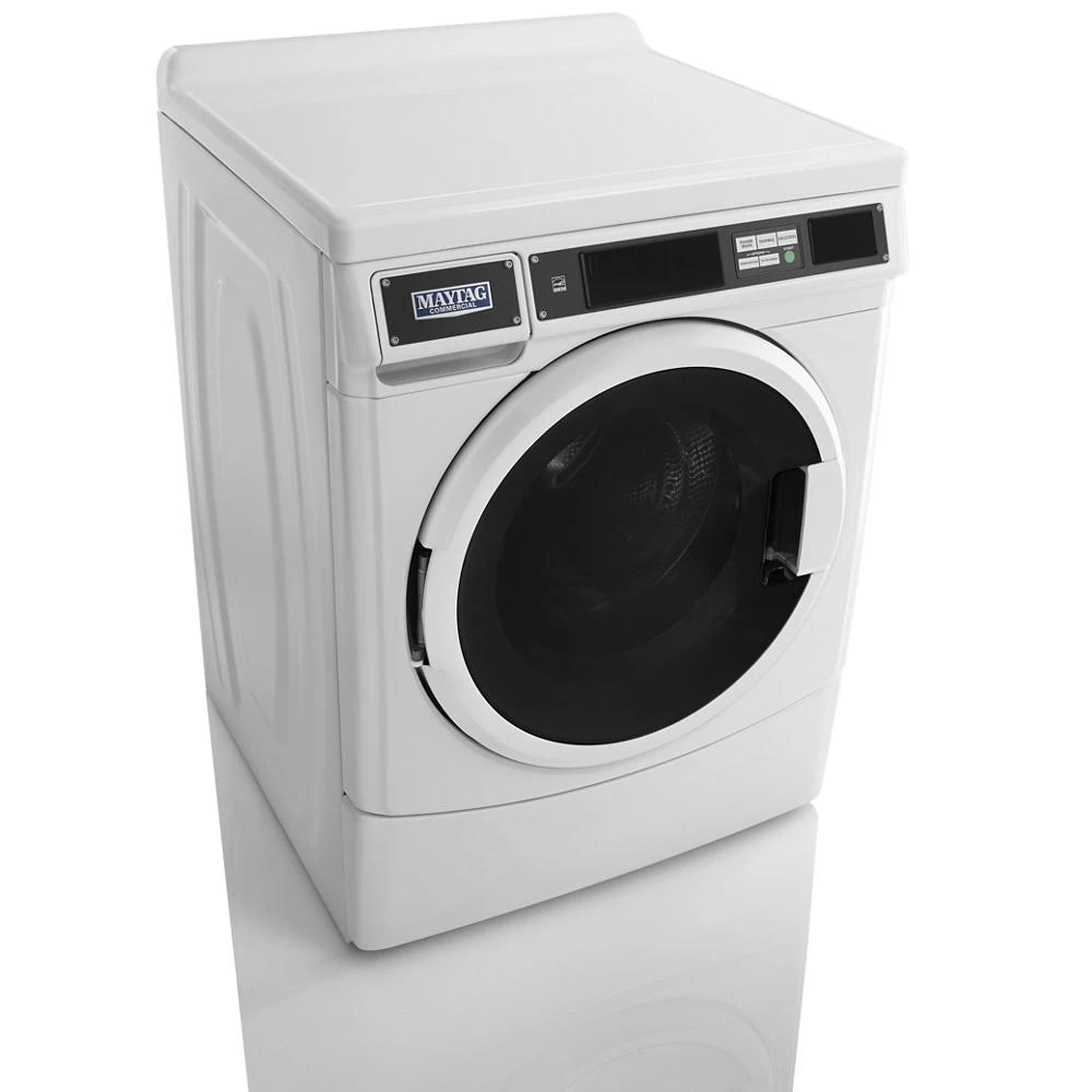 Commercial Front-Load Washer, Card Reader Ready or Non-Vend MHN33PRCWW