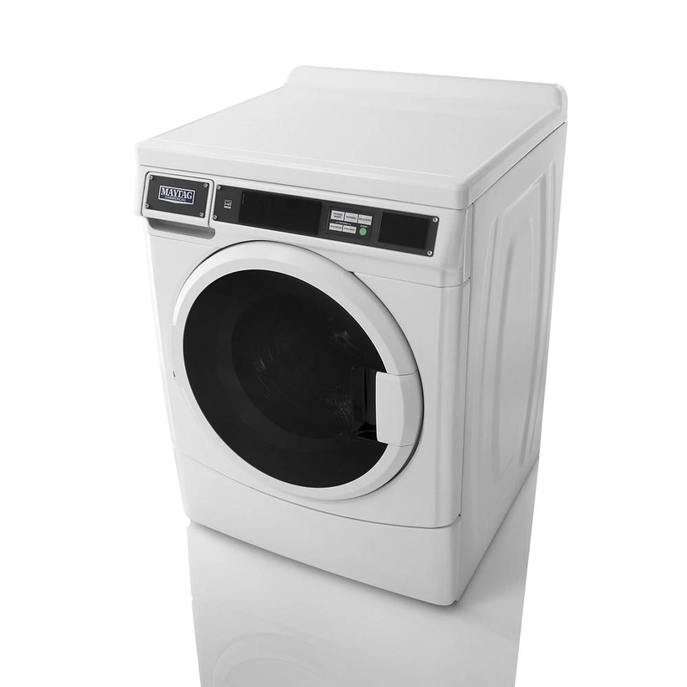 Commercial Front-Load Washer, Card Reader Ready or Non-Vend MHN33PRCWW