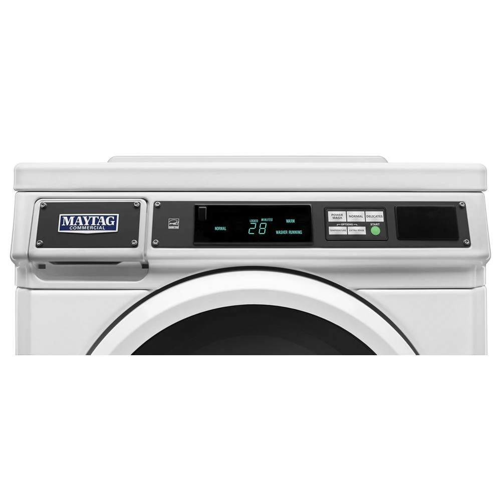 Commercial Front-Load Washer, Card Reader Ready or Non-Vend MHN33PRCWW