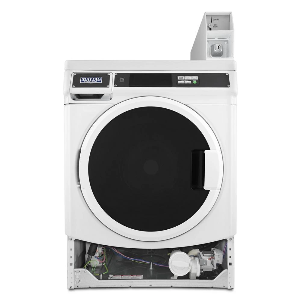 Commercial Front-Load Washer, Card Reader Ready or Non-Vend MHN33PRCWW