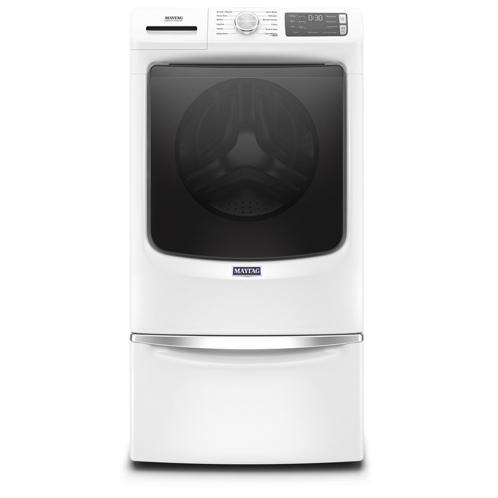Maytag Front Load Washer with Extra Power and 16-Hr Fresh Hold option - 4.8 cu. ft. White MHW6630HW Picture 1