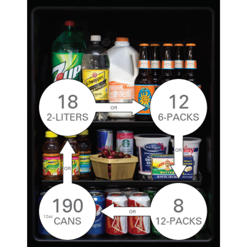 24-In Built-In Beverage Center With Wine Cradle MLBV124SG01A