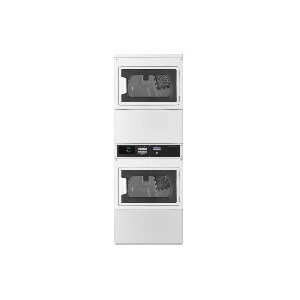 Commercial Electric Large Capacity Stack Window Dryer, Card Reader Ready or Non-Vend MLE26PRLYW