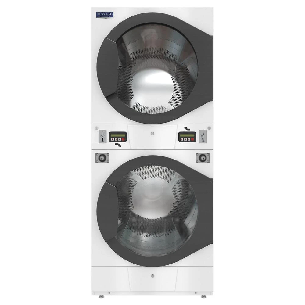 Advantage Multi-Load Stack Dryer - 45lb Vended MLG46PDAWW
