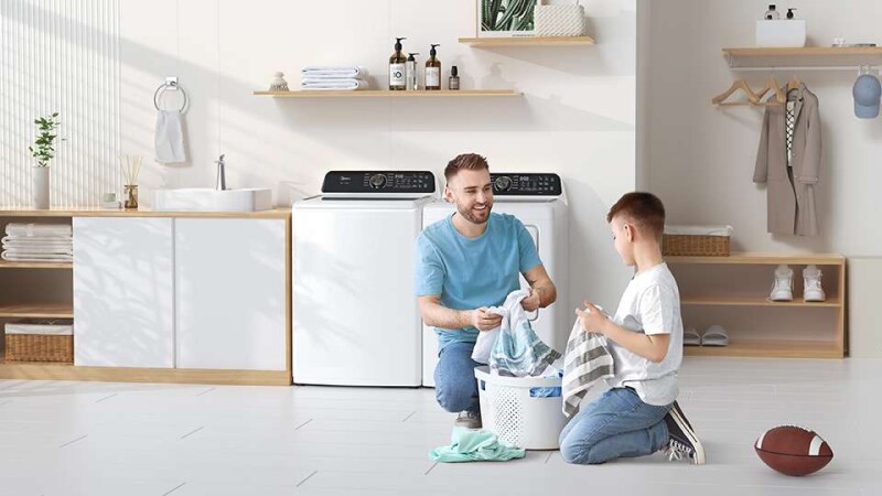 7.0 CF Electric Dryer, Sensor Dry MLTE45N4BWW