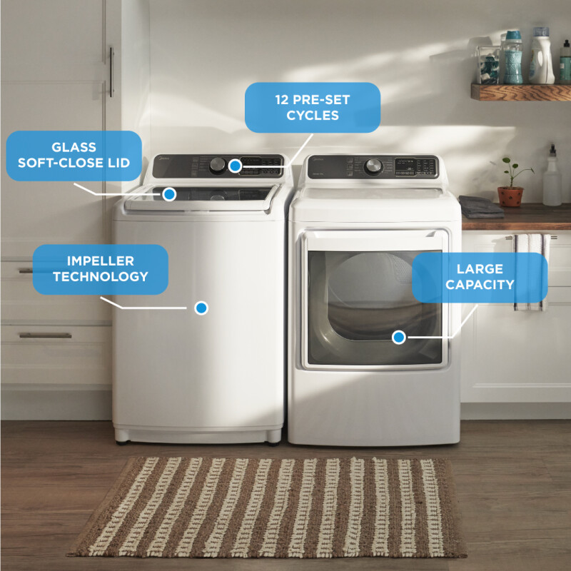 4.5 Cu. Ft. Top Load Washer with Wave-Impeller MLV45N3BWW