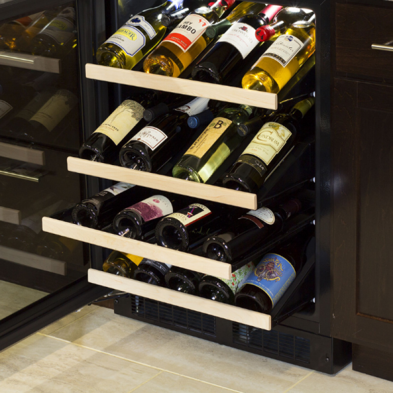 24-In Built-In High-Efficiency Single Zone Gallery Display Wine Refrigerator MLWC224SG01A