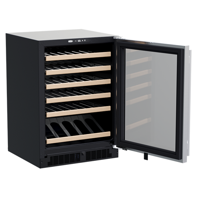 24-In Built-In High-Efficiency Single Zone Wine Refrigerator With Display Rack MLWC324SG01A