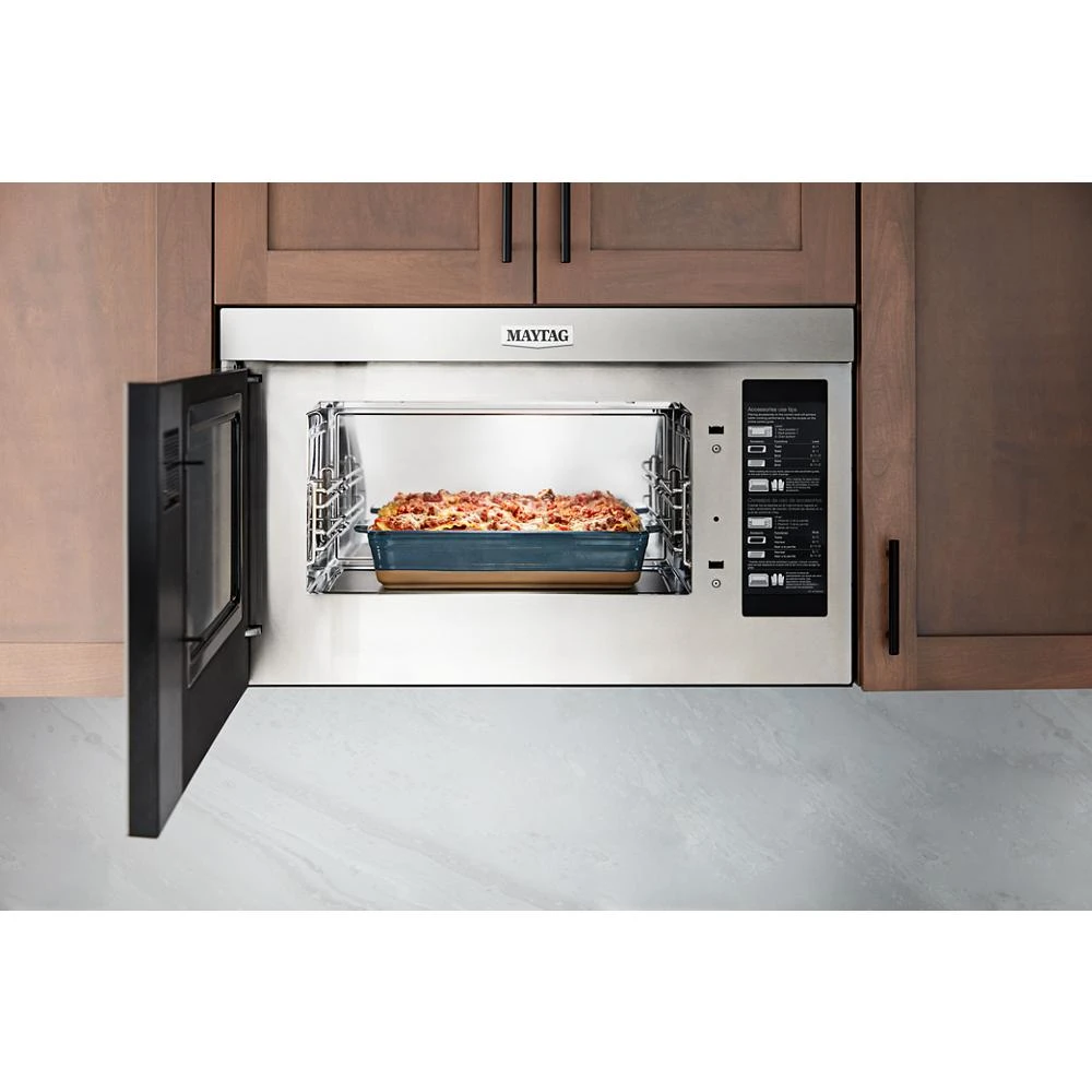 Flush Mount Microwave-Toaster Oven Combo - 1.1 Cu. Ft. MMMF8030PZ