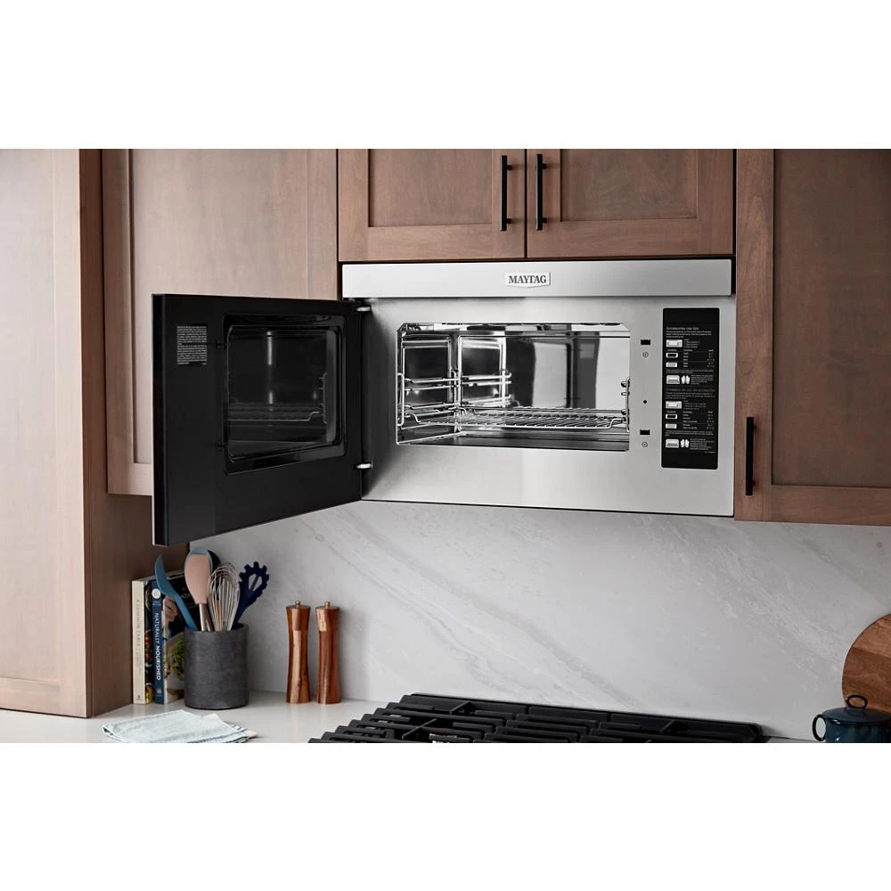 Flush Mount Microwave-Toaster Oven Combo - 1.1 Cu. Ft. MMMF8030PZ