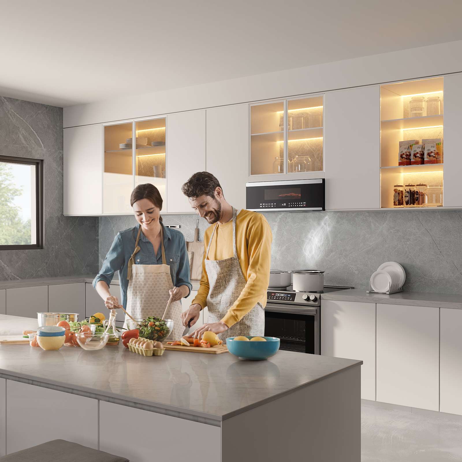 1.2 CF Slim Over-the-Range Microwave MMO12S3AST