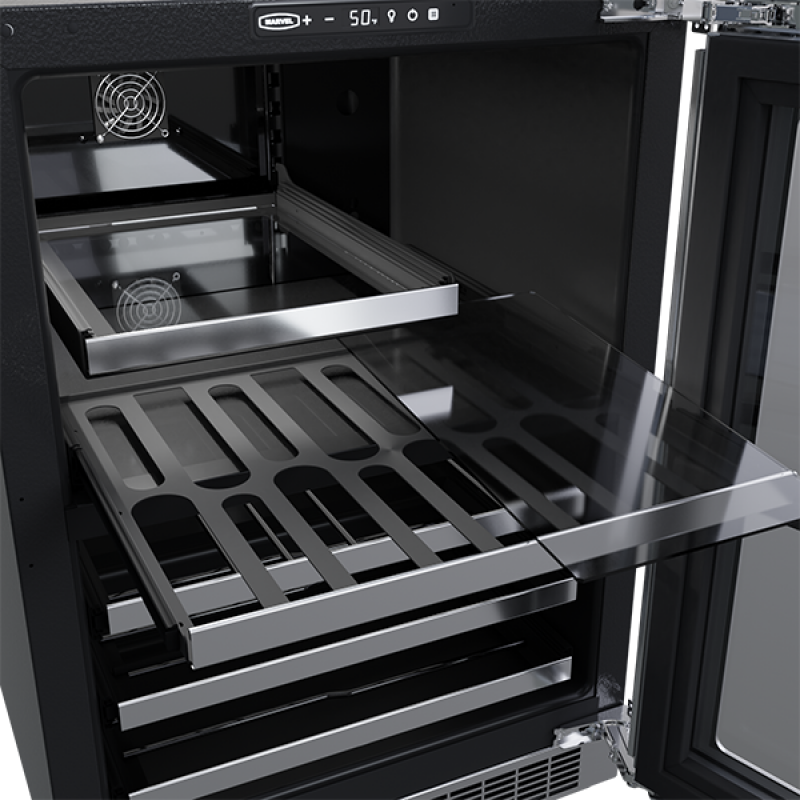 24-In Professional Built-In Dual Zone Wine And Beverage Center MPBD424SG31A