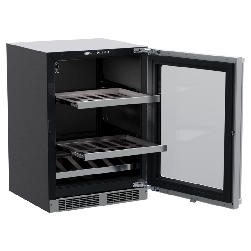24-In Professional Built-In Beverage Center With Reversible Hinge MPBV424SG31A