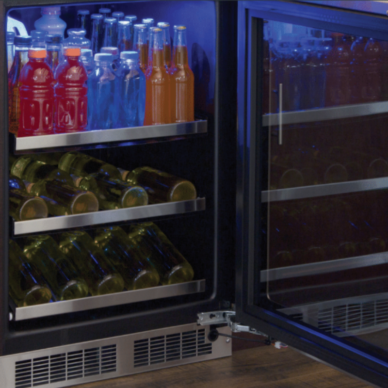 24-In Professional Built-In Beverage Center With Reversible Hinge MPBV424SG31A