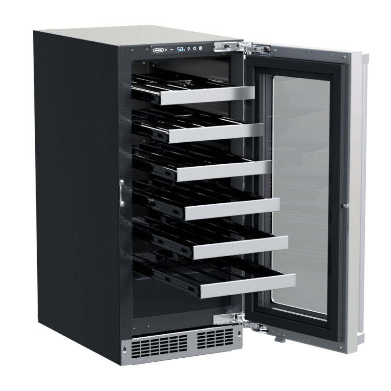 15-In Professional Built-In Single Zone Wine Refrigerator With Reversible Hinge MPWC415SG31A