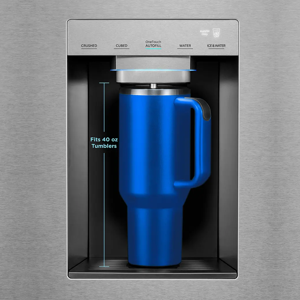 29 CF OneTouch AutoFill French Door, Dual Ice Maker, Sabbath Mode MRF29D9BST