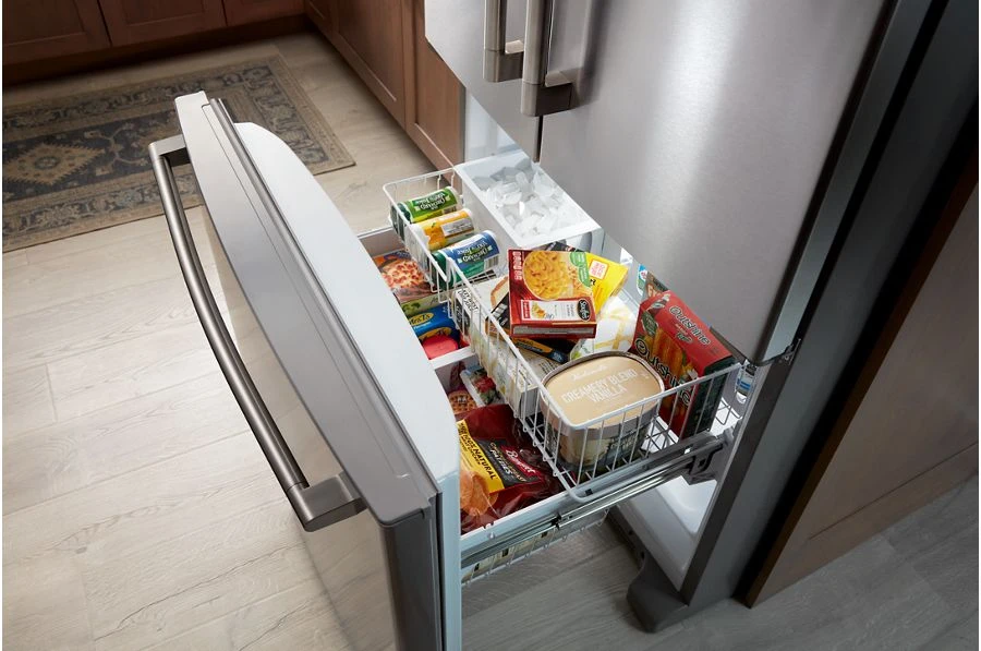 36 Inch Wide French Door Bottom Mount Refrigerator with Max Cool Setting - 25 Cu. Ft. MRFF4236RZ